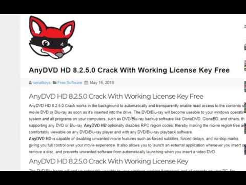 anydvd hd 8.2.6.0 crack patch license key